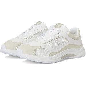 NIB Cole Haan Grandpro Eleeana Runner, White Ltr/Silver Birch Sde/White Mesh